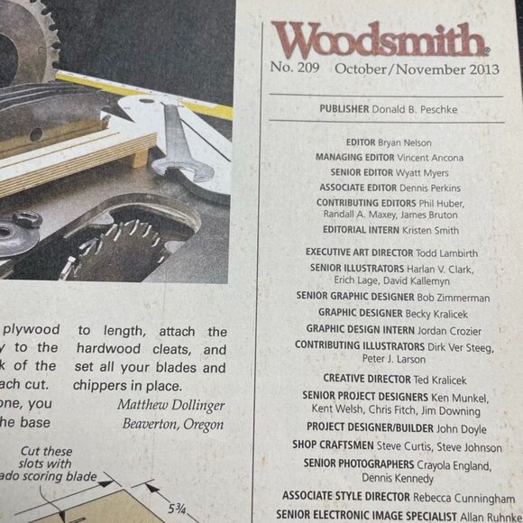 Woodsmith Woodworking Magazine u Vol 35  Issue 209 Oct Nov 2013 Seamless Miters - Picture 5 of 8